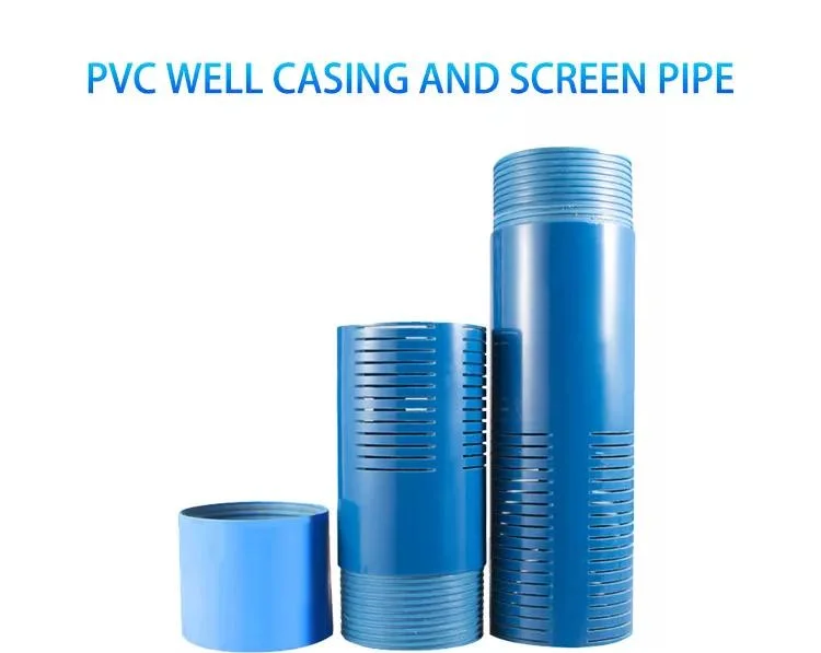 4 Inch Perforated Tuberia PVC Water Well Casing Pipe