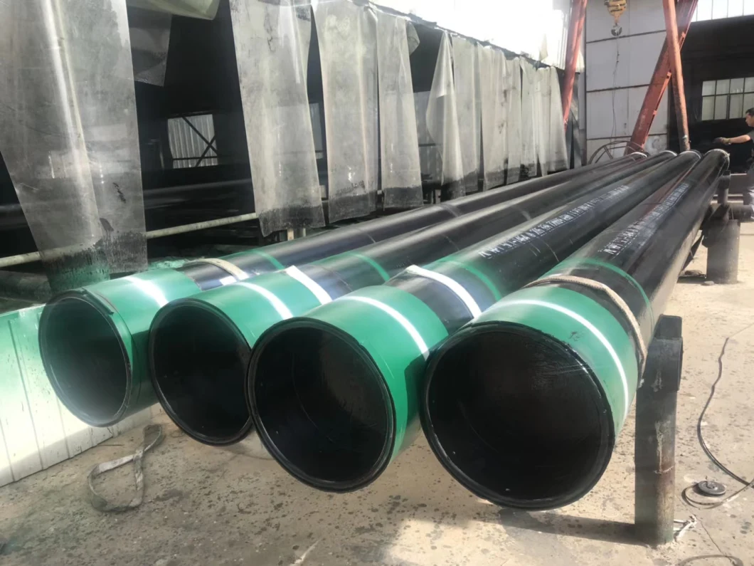 API 5CT Construction Alloy Carbonsteel Stainless Steel Pipe Seamless Tube Black Oil Casing Manufacture