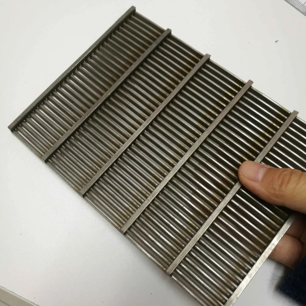 304 316 Stainless Steel Wedge Wire Screen V Wire Wrapped Wire Mesh