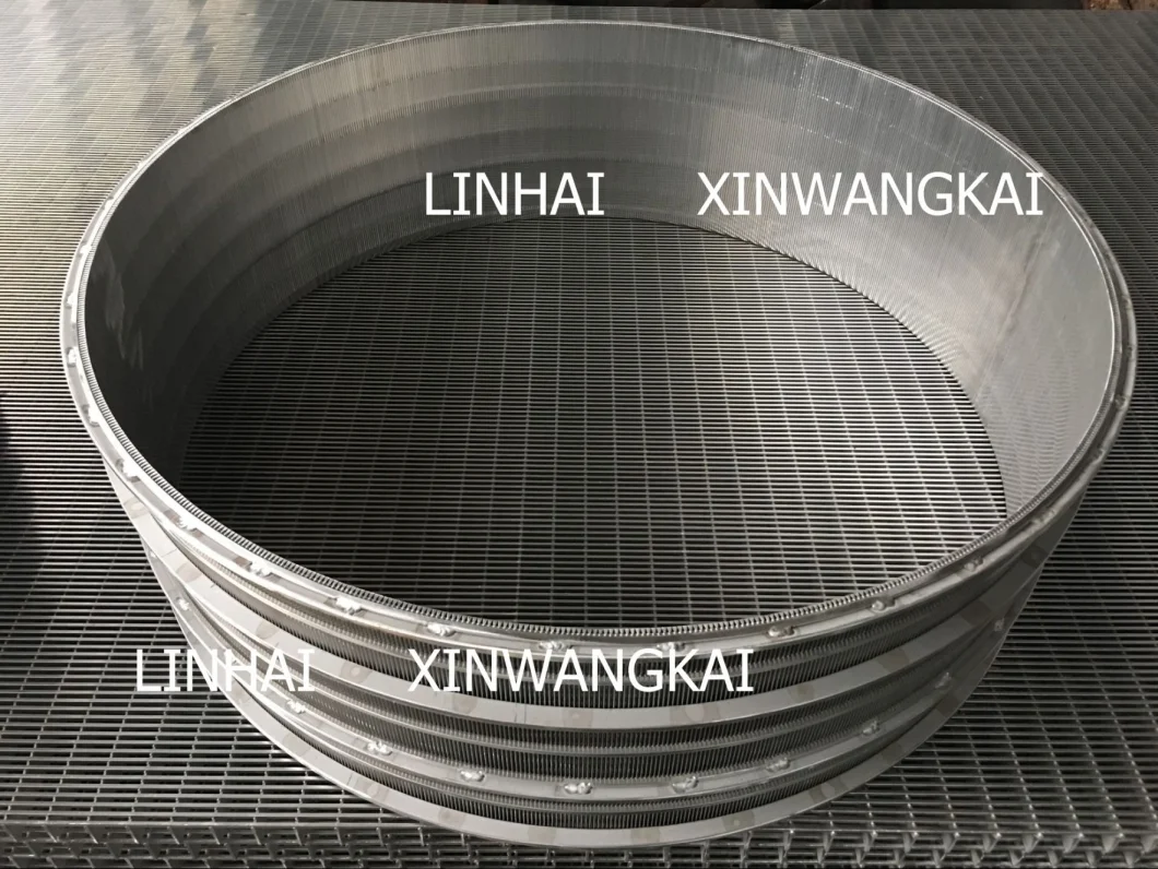 Wedge Wire Metal Screen for Pusher Centrifuges