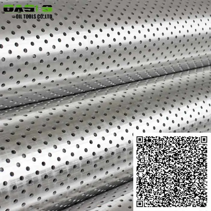 Stainless Steel ASTM A312 304L 316L Perforated Well Casing Pipe with Uniform Holes