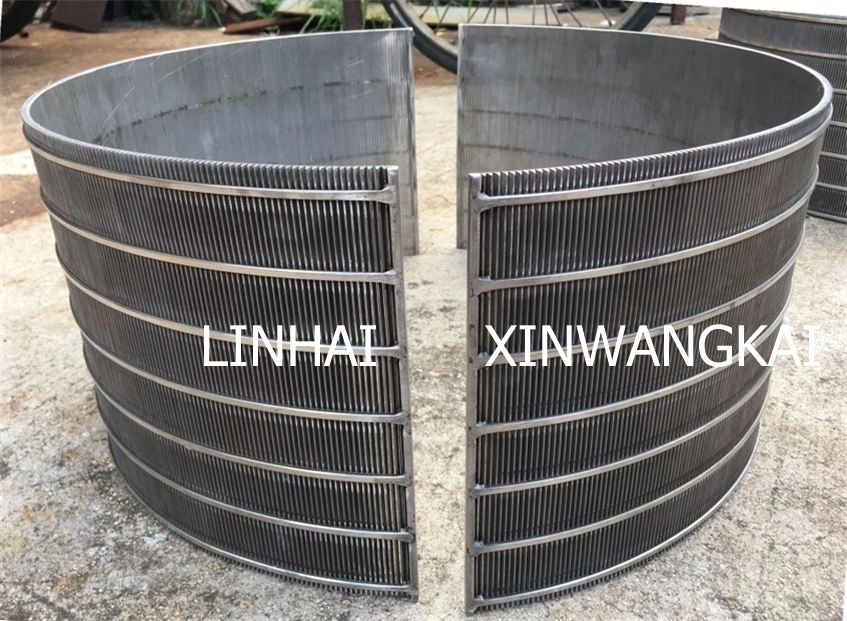 Wedge Wire Metal Screen for Pusher Centrifuges