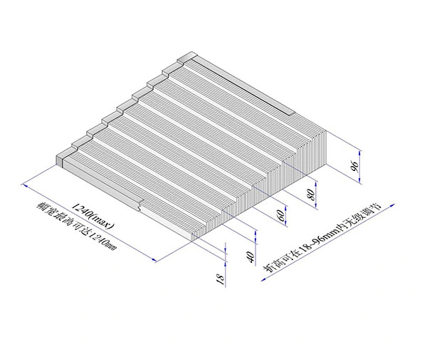 Clean Room FFU Fan Filter Unit Replacement Mini Pleated HEPA Filter H13 H14 for Air Purifier Industrial