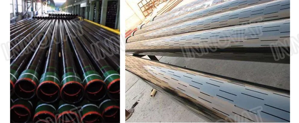 API Oil Well Drilling Slot Liner Pipe/ K55 Slotted Screen Casing Pipe