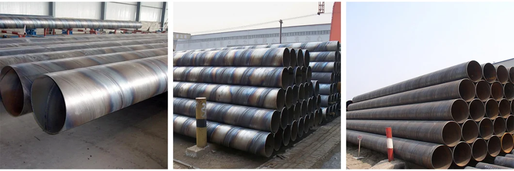 S275j0 6mm-20mm Thick API 5L X42 X52 X56 X60 Steel Pipe SSAW Welded Spiral Steel Pipe Used for Water Well Casing Pipe Factory Price