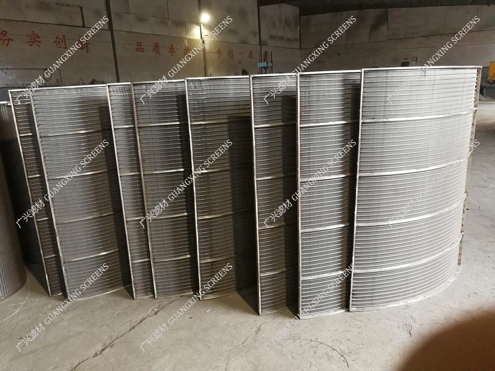 Wedge Wire Flat Panel Screen Curved Screen Mash Tun Beer Floor Screen Malting Floors Mash Tun Screen Wedge Wire Mashing Tun Screen for Beer Brewing