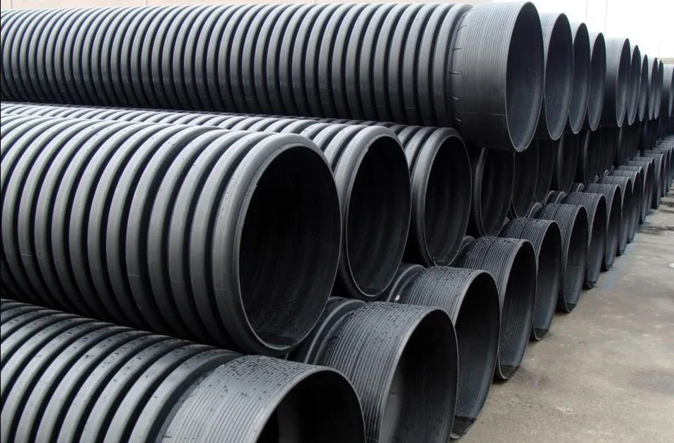 Slotted Double-Wall Corrugated Pipe Sn4 Sn8