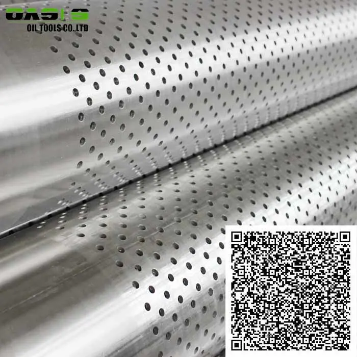 16" Stainless Steel AISI304L 316L Perforated Well Casing Filter Pipe