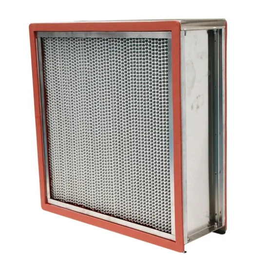 Hochtemperaturbeständiger industrieller Luftfilter aus Edelstahl für Lüftungssysteme